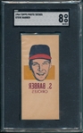 1964 Topps Photo Tatoos Steve Barber SGC 8