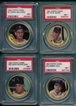 1964 Topps Coins Lot of (4) W/ Malzone PSA 7