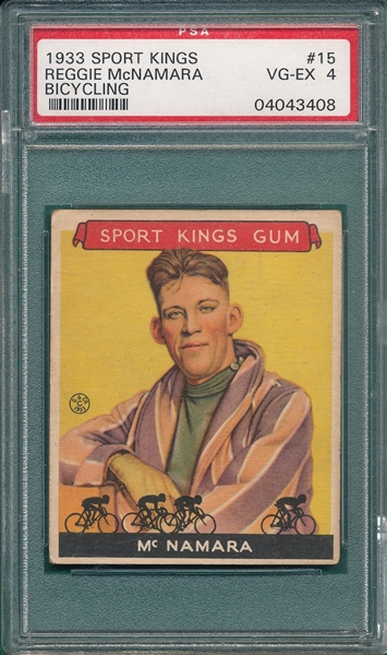 1933 Sports Kings #15 Reggie McNamara PSA 4