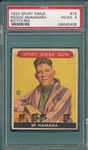 1933 Sports Kings #15 Reggie McNamara PSA 4