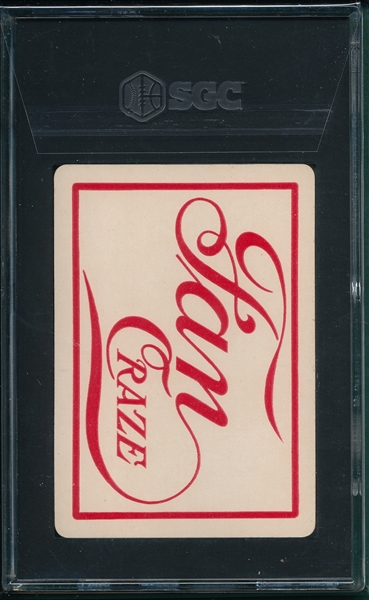 1904 Fan Craze Game Card, Hit By Pitch, SGC 6