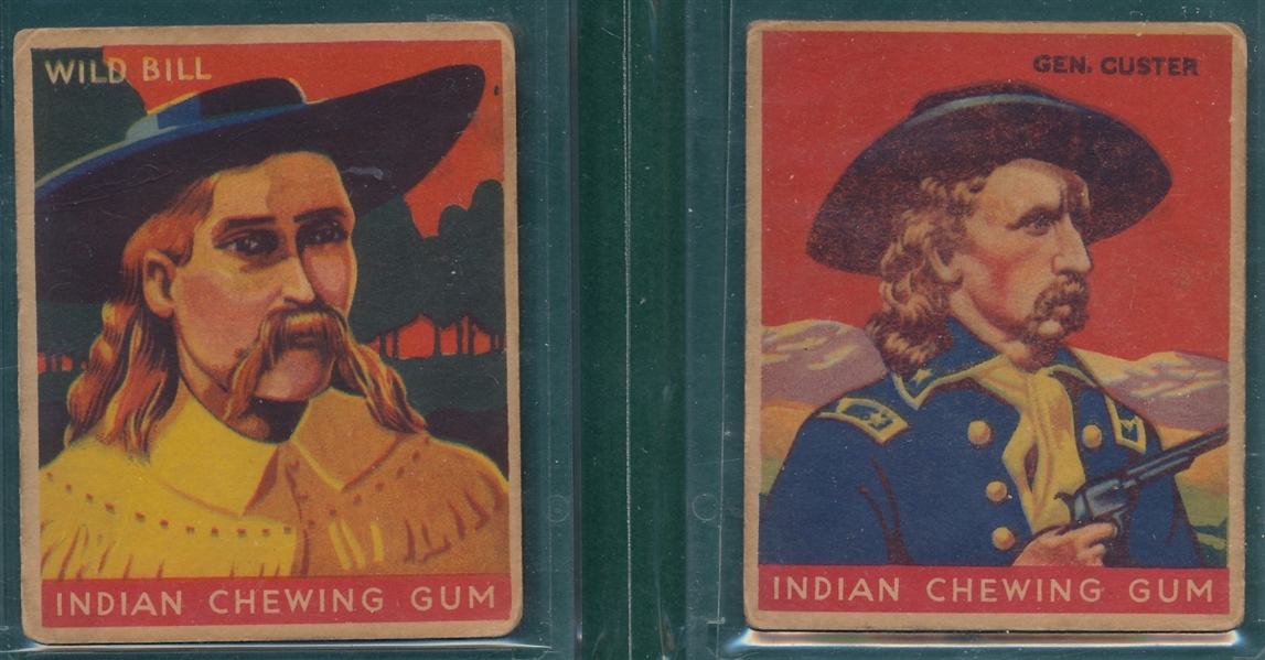 1933 Indian Gum Lot of (8) W/ (2) Sitting Bull