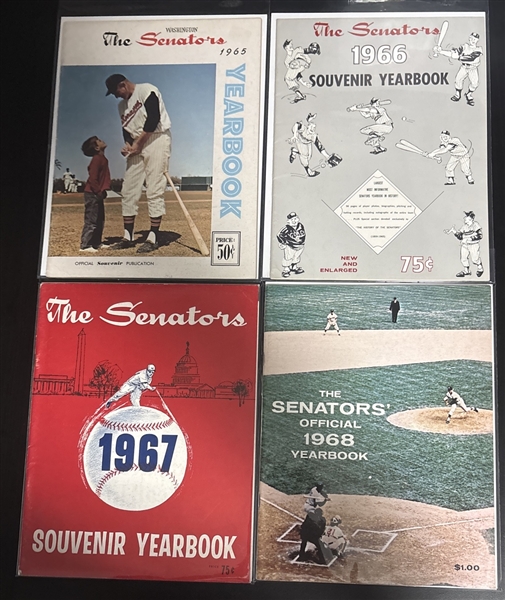 1953-68 Washington Senators Years Lot of (16) W/ Killebrew Cover