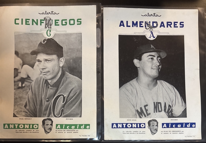 1949-50 Alerta Premiums Lot of (4) W/ Guerra