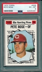 1973 Topps #458 Pete Rose, AS, PSA 6