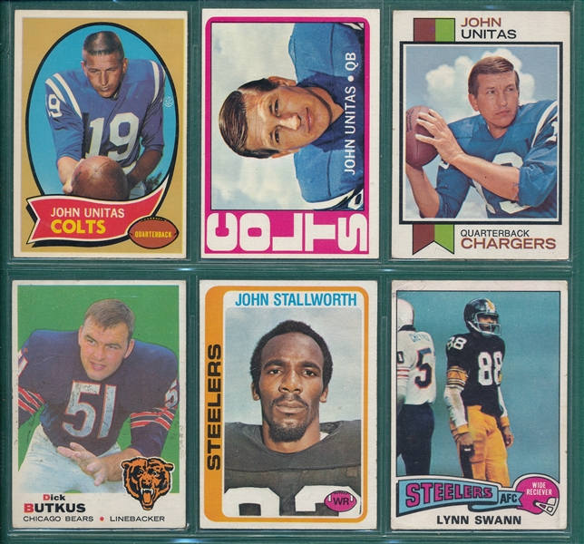1954-78 Football Shoebox Lot of (2400+) W/ Many HOFers