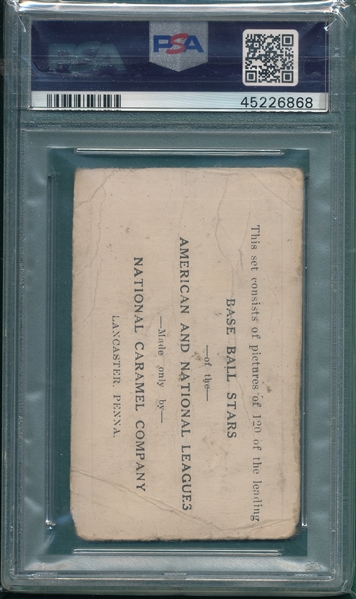 1921 E220 Tris Speaker National Caramel Co. PSA Authentic