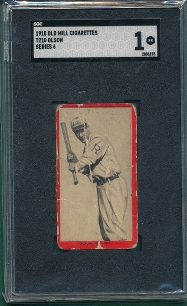 1910 T210-6 Olson SGC 1