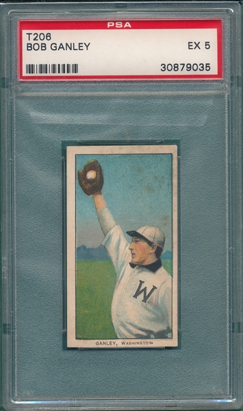 1909-1911 T206 Ganley Piedmont Cigarettes PSA 5