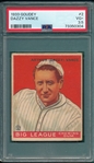 1933 Goudey #002 Dazzy Vance PSA 3.5
