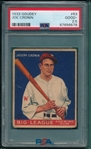 1933 Goudey #063 Joe Cronin PSA 2.5