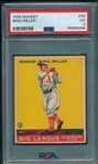 1933 Goudey #059 Bing Miller PSA 3