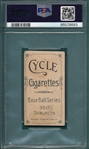 1909-1911 T206 Tannehill, Jesse, Cycle Cigarettes PSA 2