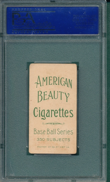 1909-1911 T206 Elberfeld, Fielding, American Beauty Cigarettes PSA 3