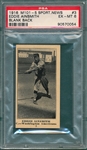 1916 M101-5 #3 Eddie Ainsmith Sporting News PSA 6 *Blank Back*