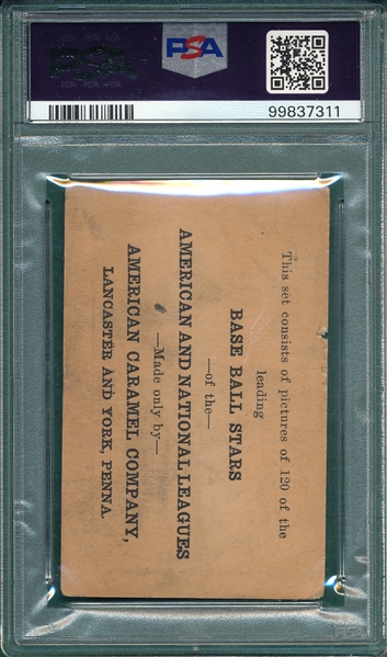 1922 E121-120 Joe Judge PSA 2