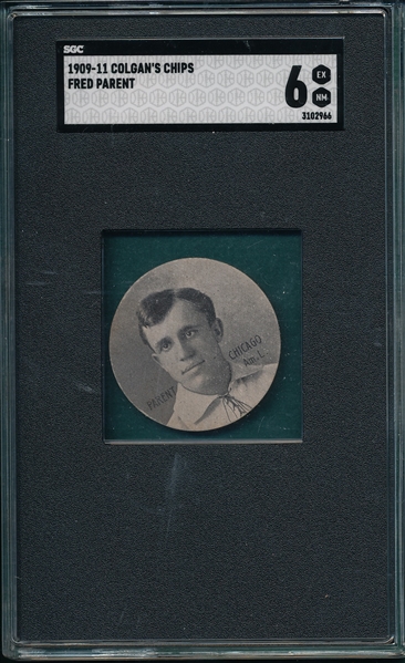 1909-11 Colgan's Chips Fred Parent SGC 6