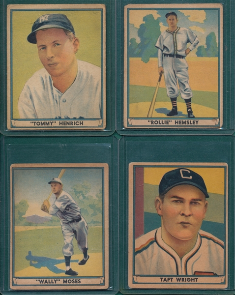 1941 Play Ball Lot of (10) W/ Henrich