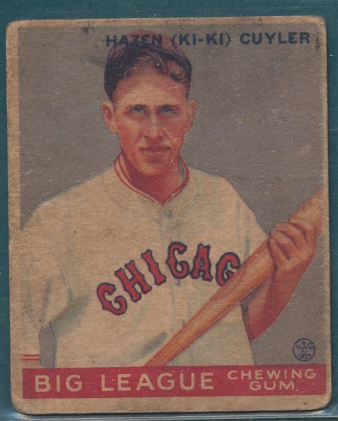 1933 Goudey #187 Heinie Manush