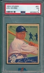 1934 Goudey #61 Lou Gehrig PSA 3