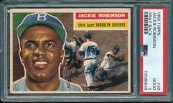 1956 Topps #030 Jackie Robinson PSA 2 *Gray*