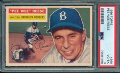 1956 Topps #260 Pee Wee Reese PSA 4