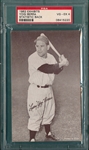 1962 Exhibits Stats Back, Yogi Berra, PSA 4