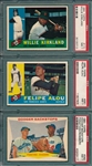 1960 Topps #172, 260, 287 & 292, Lot of (4) PSA 7