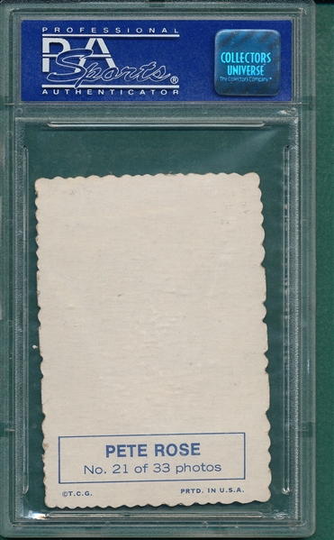 1969 Topps Deckle Edge #21 Pete Rose PSA 7