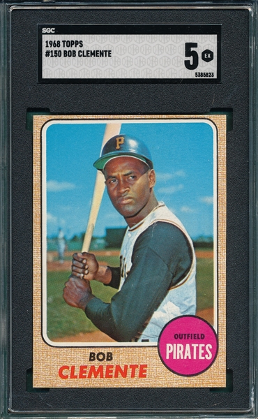 1968 Topps #150 Bob Clemente SGC 5