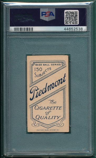 1909-1911 T206 Dahlen, Boston, Piedmont Cigarettes PSA 4 (MC)