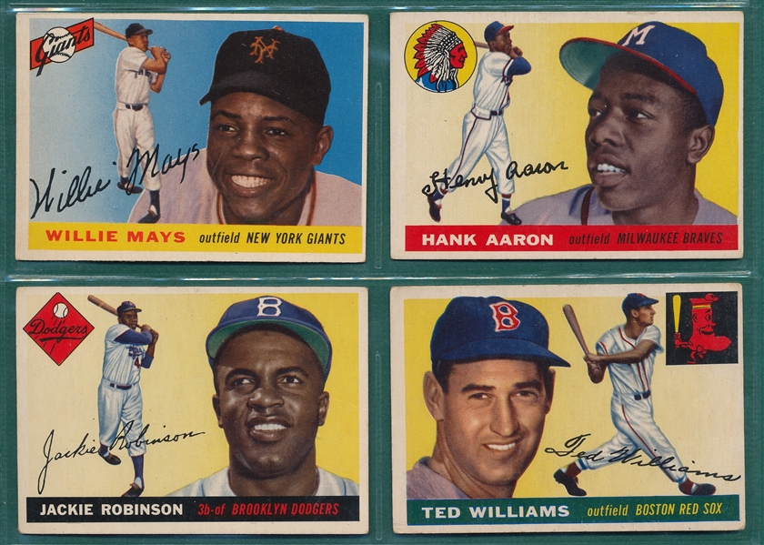1955 Topps Baseball Complete Set (206)