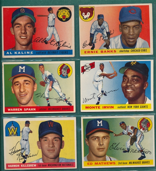 1955 Topps Baseball Complete Set (206)