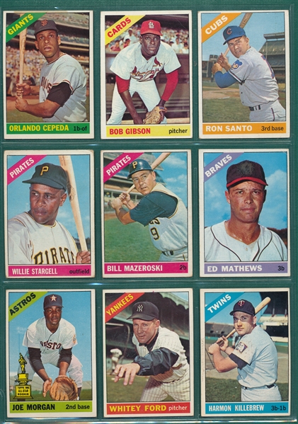 1966 Topps Baseball Complete Set (598) 