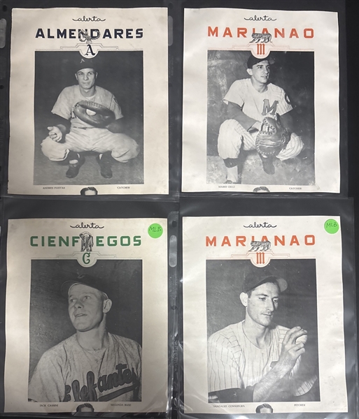 1949-50 Alerta Premiums Lot of (9) W/ Rodriguez