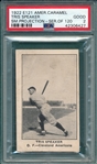 1922 E121-120 Tris Speaker American Caramel Co. PSA 2 *Small*