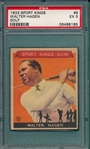 1933 Sport Kings Golfer #8 Walter Hagen PSA 5