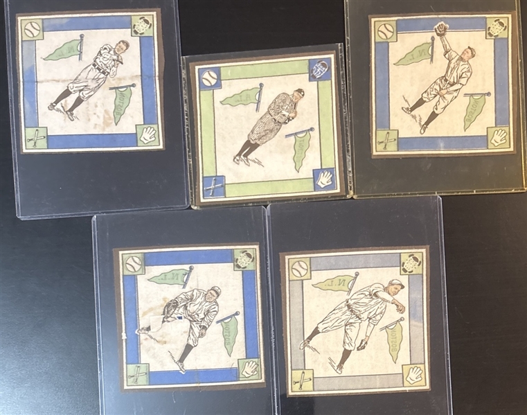 1914 B18 Blankets Lot of (5) W/ Bauman
