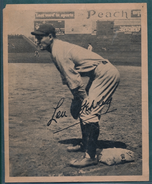 1934 Butterfinger Lou Gehrig 